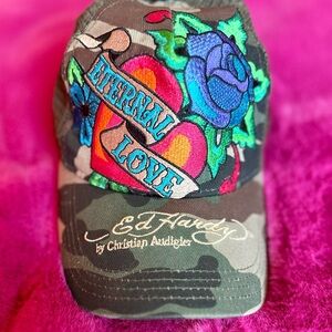Ed Hardy Vintage “Eternal Love” Camouflage Cap